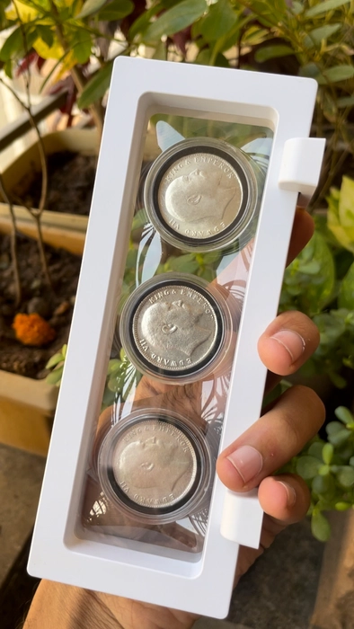 MINGT Rectangular Coin Display Frame