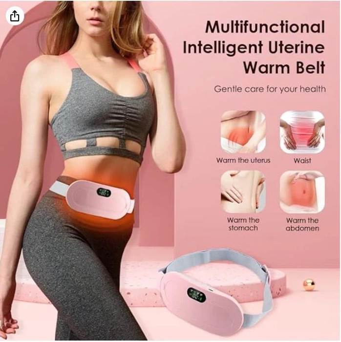 PORTABLE CORDLESS HEATING PAD, PERIOD CARE WAIST MASSAGE