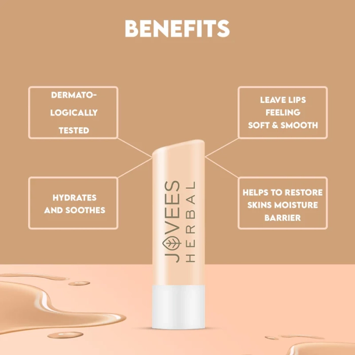 Jovees Vitamin E Lip Balm | SPF 15 | Hydrates and Rejuvenates Dry Lips