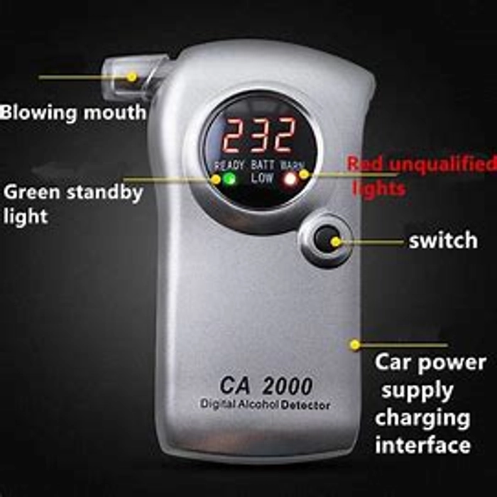 Digital Alcohol Breath Analyzer CA-2000