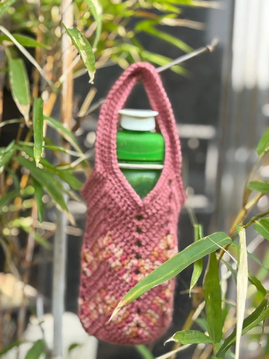 Crochet bottle cover