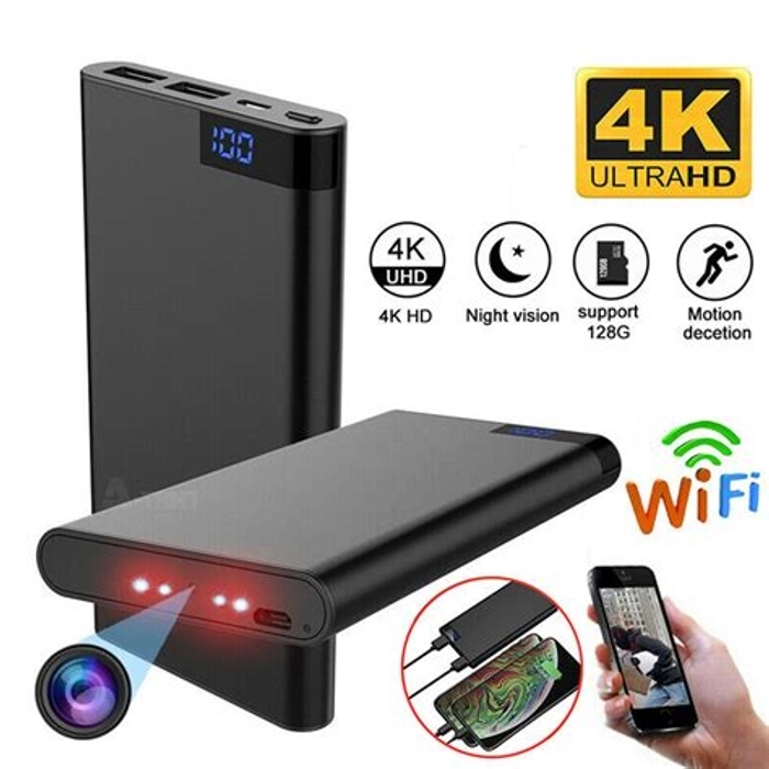 WiFi Portable Power Bank Camera