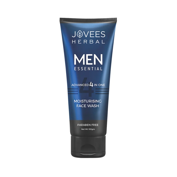 Jovees Men's Essential Advanced 4 in 1 Moisturizing Face Wash