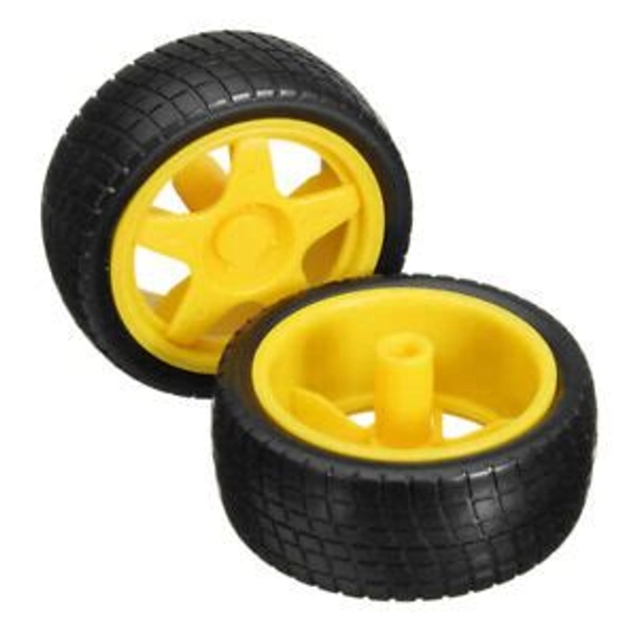 Smart Robot Car Tyres Wheels For BO Gear Motor