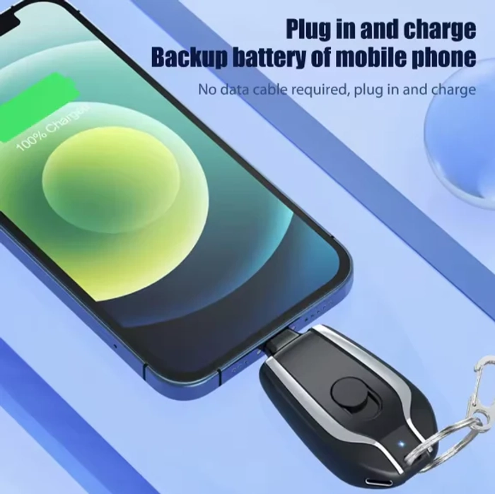 MINI EMERGENCY POWER POD KEYCHAIN - C TYPE