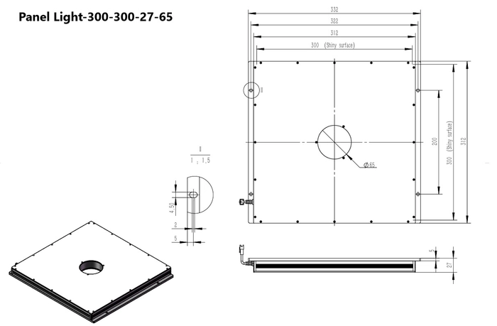 PANEL LIGHT-300-300-27-65