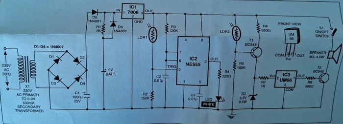 Automatic Night Lamp with Morning Alarm | Electronics DIY Project Kit