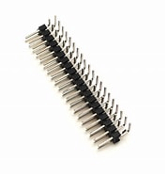 2.54mm 2x20 Right Angle Male Header Strip (Pack of 2)