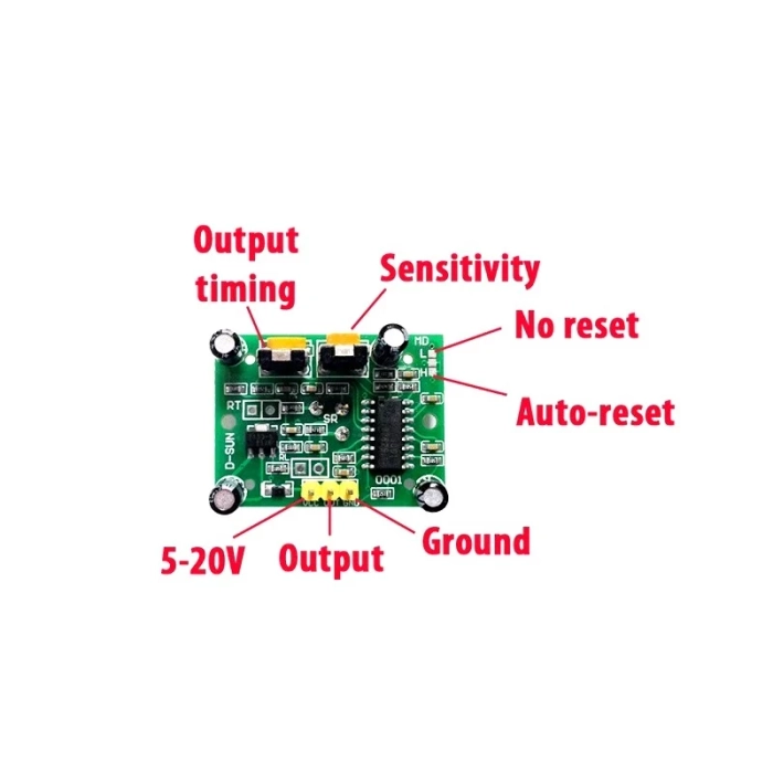 PIR Motion Sensor Detector Module HC-SR501