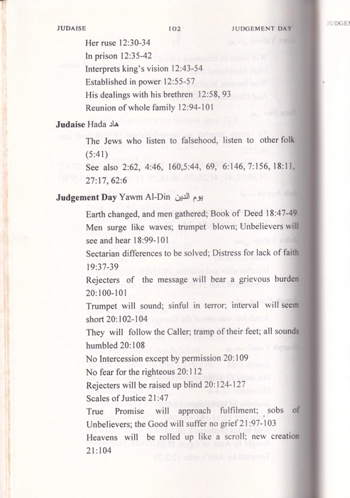 Handy Concordance of the Quran