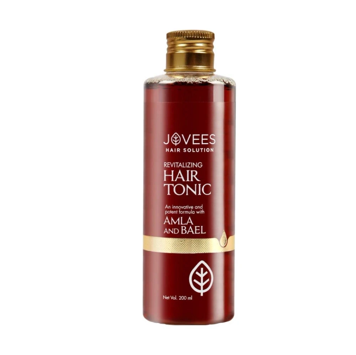 Jovees Revitalising Amla & Bael Hair Tonic | Long, Strong & Thick Hair