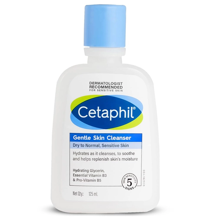 Cetaphil Gentle Skin Cleanser for Dry to Normal, Sensitive Skin 125ml