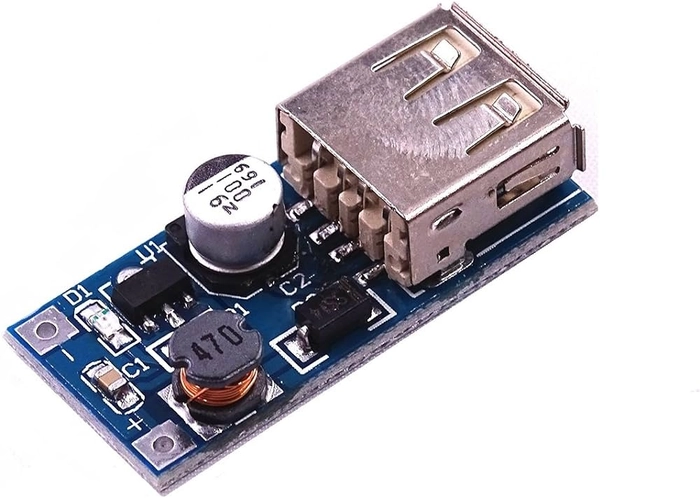 Mini DC-DC Boost Converter 0.9V ~ 5V to 5V 600MA USB Output Step Up Module