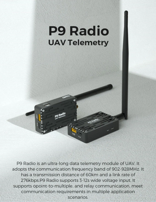 CUAV P9 Radio Drone Telemetry | High power High speed Ultra-vision UAV Data Link Communication Module