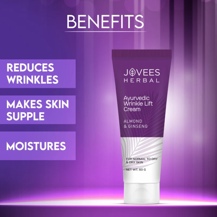 Jovees Almond & Ginseng Wrinkle Lift Face Cream | Anti-Wrinkle