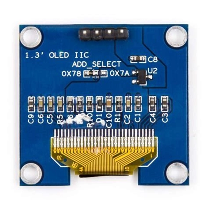 1.3 Inch I2C IIC OLED 4 pin LCD Module 4pin (with VCC GND)-Blue