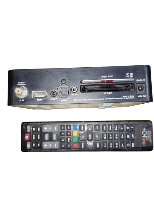DISHTV HD PLUS RECORDING SETOP BOX