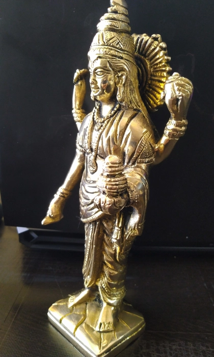 Brass Dhanvantari ji Statue Big Size