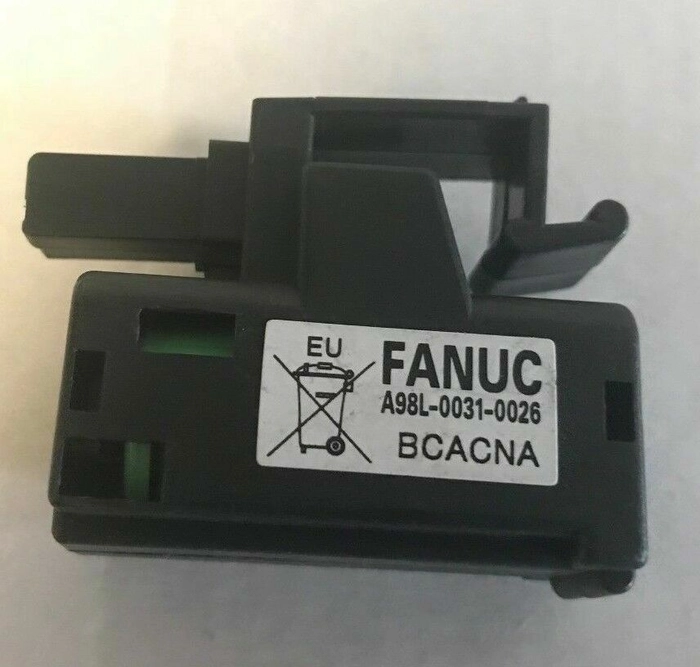 Fanuc Battery A98L-0031-0026 BCACNA, For Industrial CNC Machines