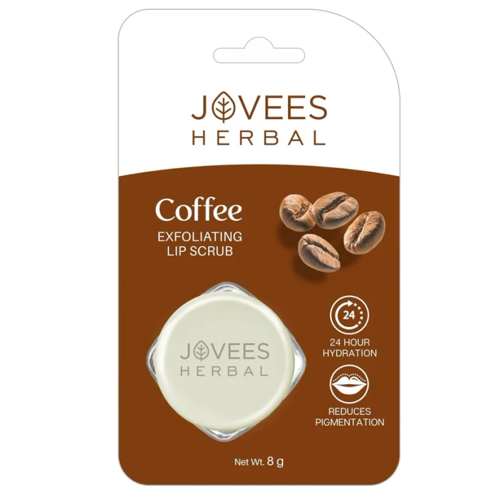 Jovees Coffee Exfoliating Lip Scrub | Reduces Pigmentation