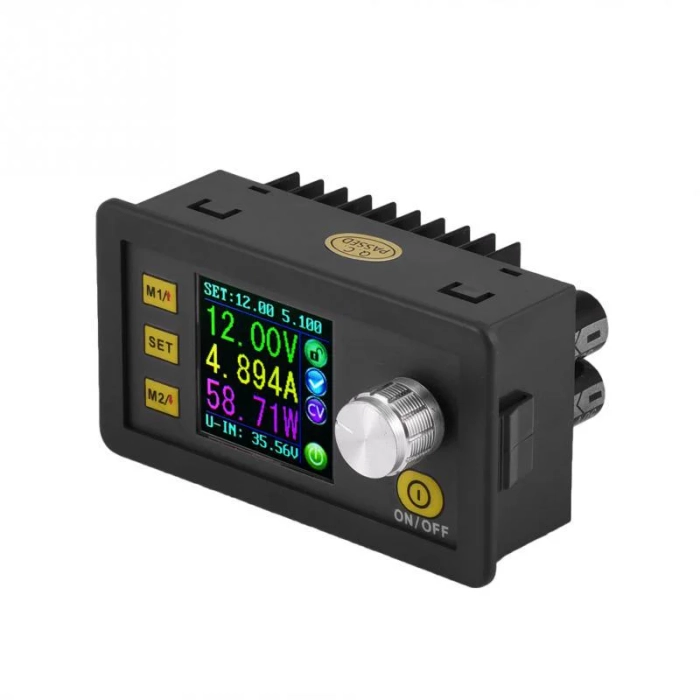 DP50V5A Constant Voltage Current Step-down Programmable Power Supply Module MF Buck Voltage Converter Color LCD Voltmeter