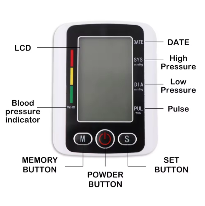 UPPER ARM AUTOMATIC BLOOD PRESSURE MONITOR