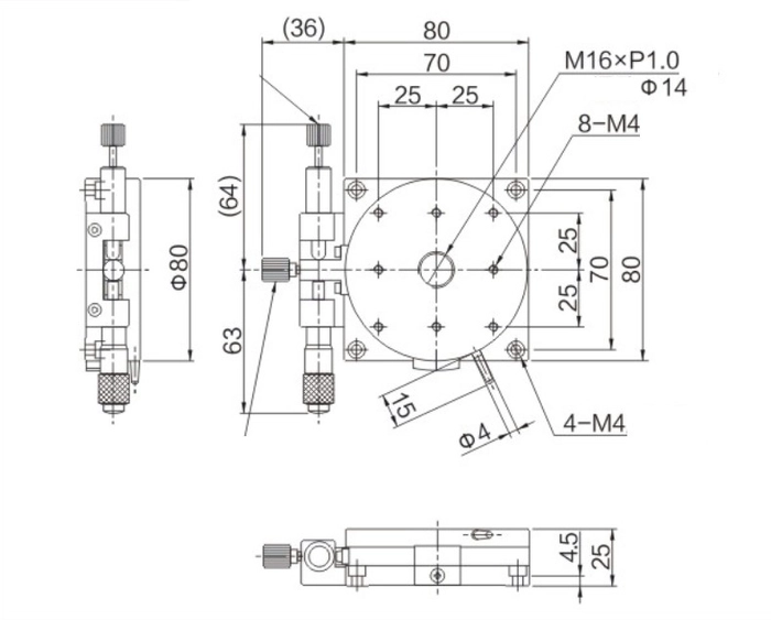 ROTARY STAGE-60MM