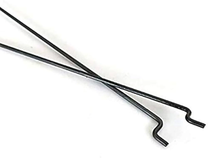 Z type Push/Pull Steel Rod for RC Aircraft Aero-modelling-2Pcs