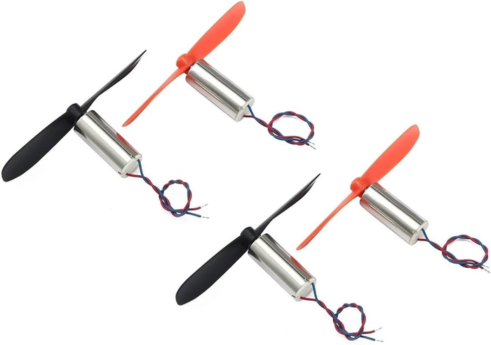 Coreless 8520 Motor + 65MM Propeller Pair (CW+CCW) Micro Quad