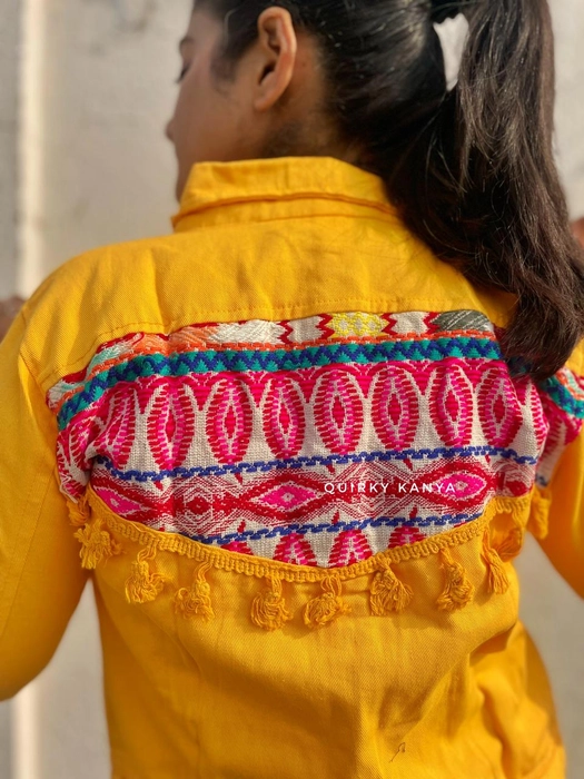 Buy Vintage Ethnic Gujarat Rabari Traditional Rajasthani Badmeri 100%  Handmade Embroidered Mirror Work Designer Pakkowork Wholesaler Open Jacket  Online in India - Etsy