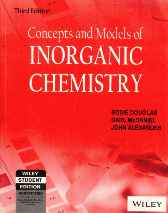 Concepts And Models Of Inorganic Chemistry By Bodie Douglas, Darl ...