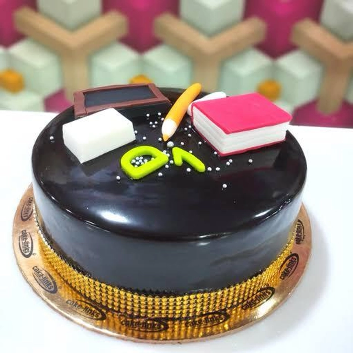 Teachers Day Cake , chocolate Cake