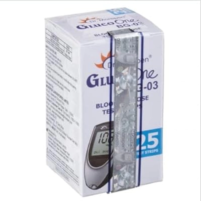 Dr Morepen BG-03 Blood Glucose Test Strips - 25 Strips Pack of 25