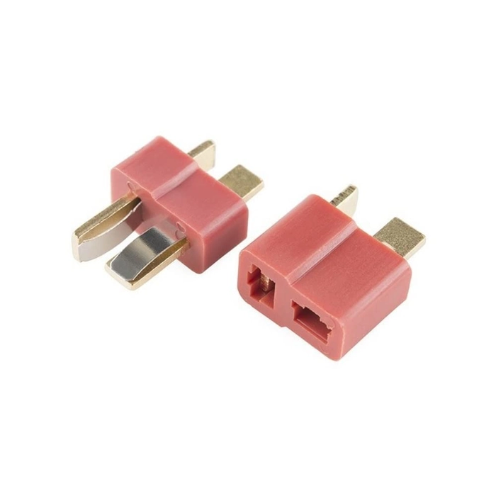 Nylon T-Connectors Male-Female Pair-2 Pcs.