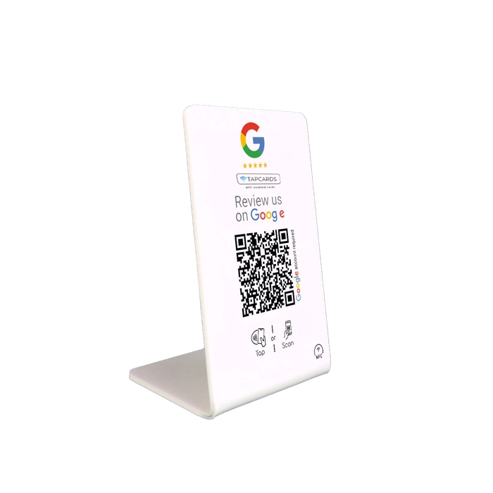 TapCards Google Review Standy