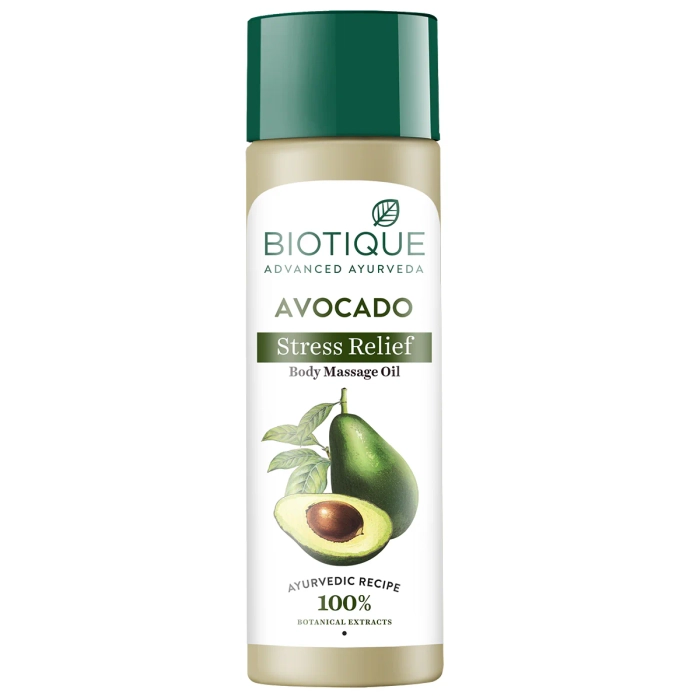 Avocado stress relief body massage oil