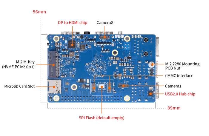 Orange Pi 5 Pro (4GB,  8GB,  16GB)