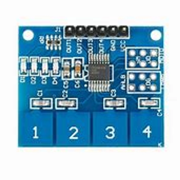 Capacitive Four point Touch Module based on TTP224