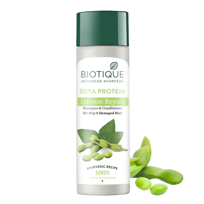 Biotique Soya Protein Intense Repair Shampoo & Conditioner - 190 ml