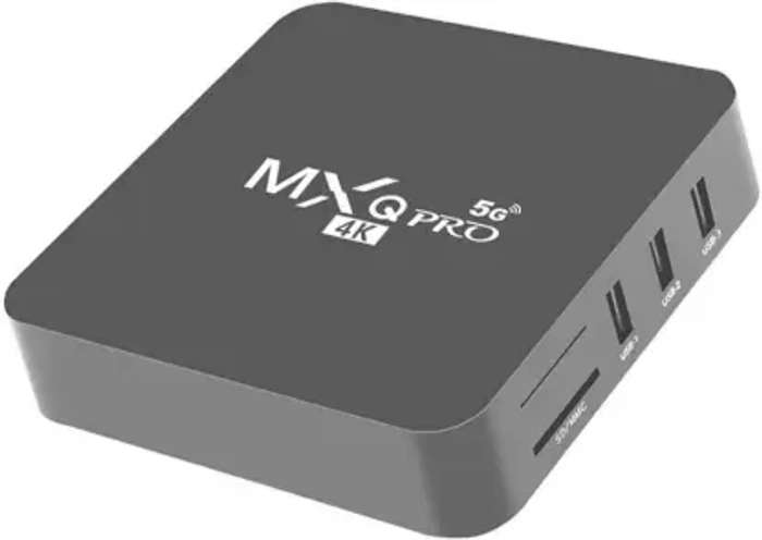 MXQ Pro 4K Android 10.0 TV Box with 2GB RAM/16GB ROM 64Bit Quad Core Processor