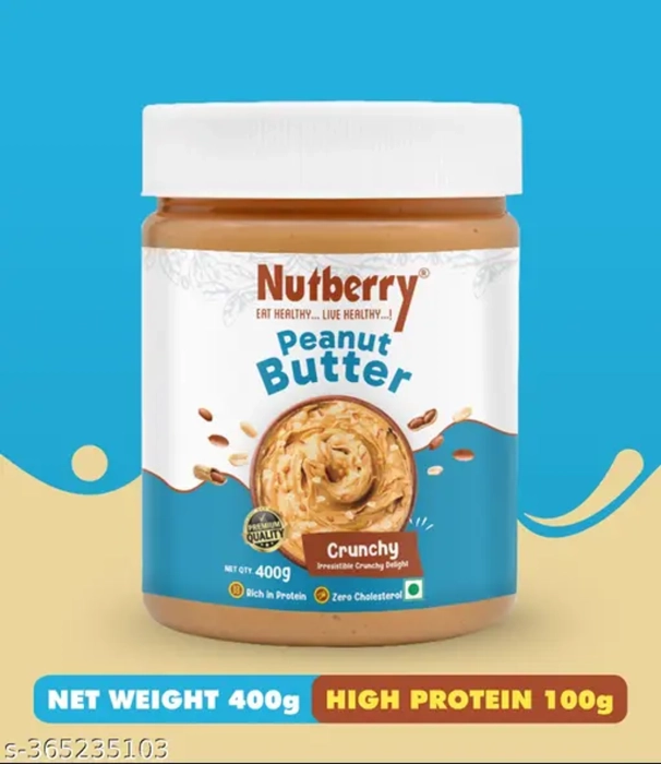 NUTBERRY CLASSIC CRUNCHY 400GM COMBO PEANUT BUTTER