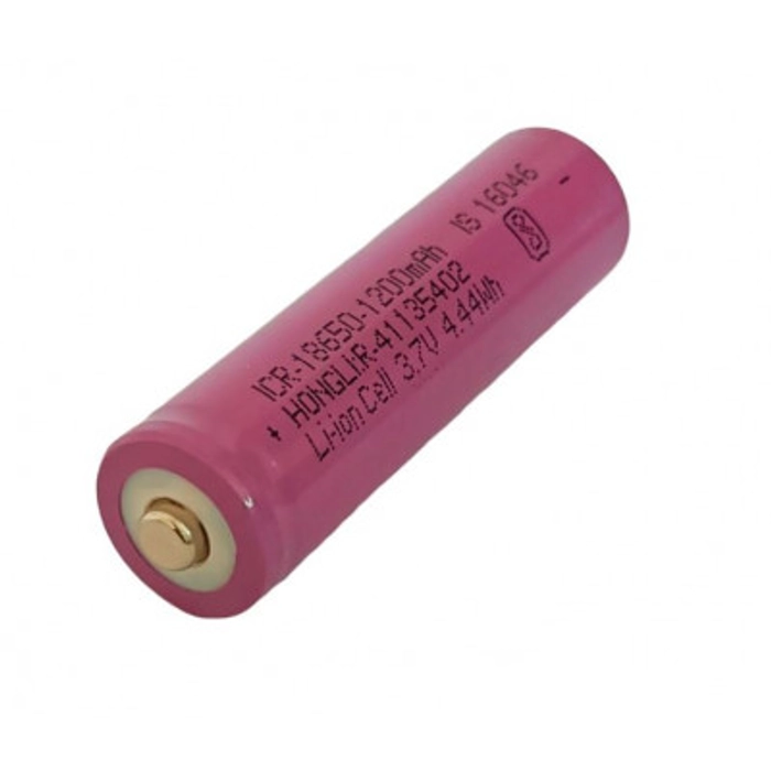 3.7V 1200mAh 4.44Wh ICR-18650 Li-ion Cell Rechargeable Battery