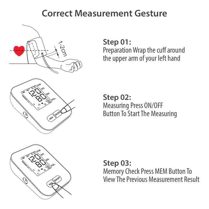 Perfecxa Digital Blood Pressure Machine