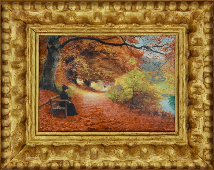 Hans Anderson Brendekilde, Sentiero boschivo in autunno