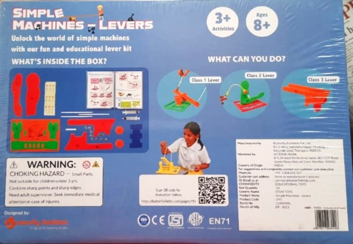 SIMPLE MACHINES - LEVERS| Educational Lever Kit| STE<|NEP| For Age 8+