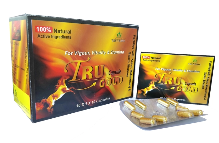 TruGold Capsule for Strength & Vitality (For Men)- Pack Of 30 Capsule