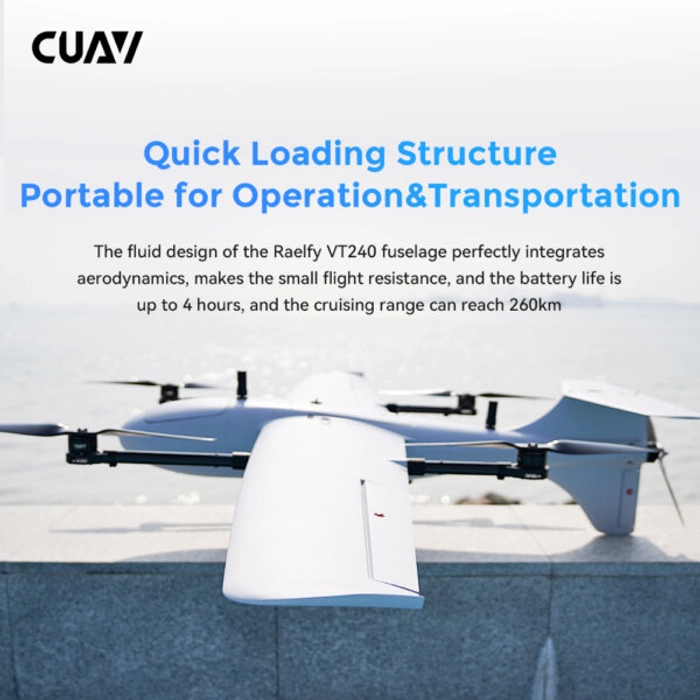 CUAV Raefly VT240 Carbon Fiber VTOL UAV