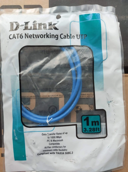 DLINK 1 MTR CAT 6 BLUE
