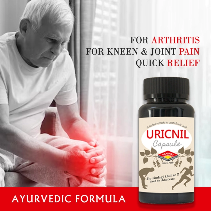Uricnil Capsule | Shallaki, Guduchi | Uric Acid Ayurvedic Medicine