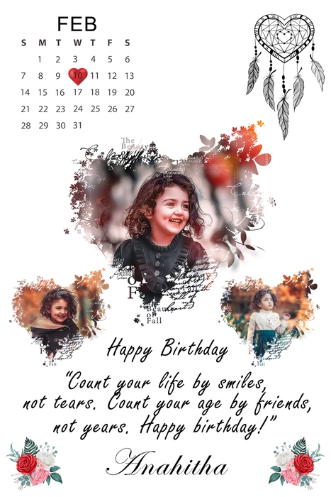 Customized Calendar A4 Photo Frame